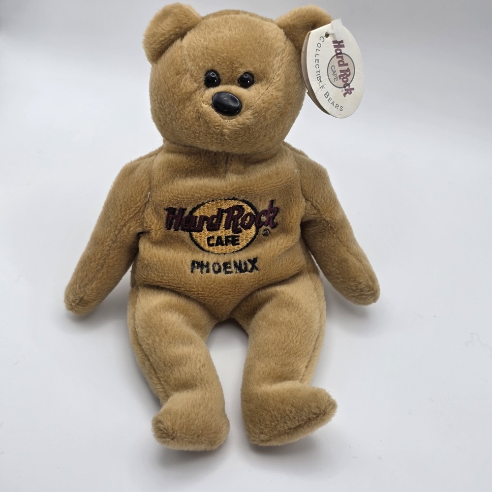 Hard Rock Cafe PHOENIX Collectible Bears 8" Issac Beara